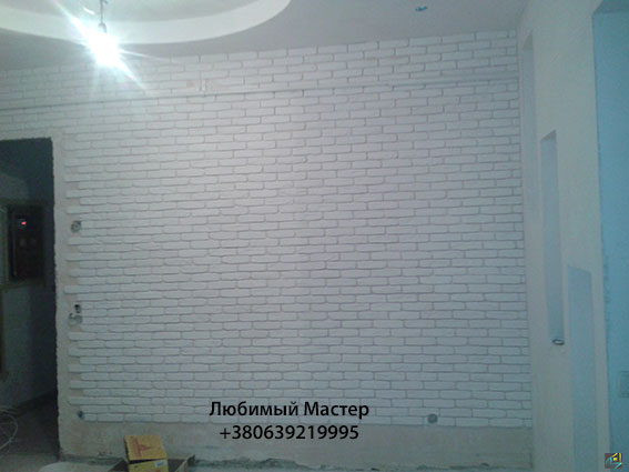 прихожая из гипсовой плитки